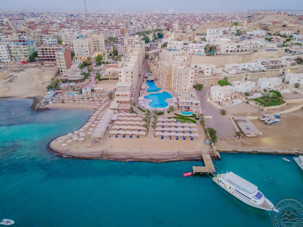 Viešbutis „King Tut Aqua Park Beach Resort“ (Hurgada, Egiptas)
